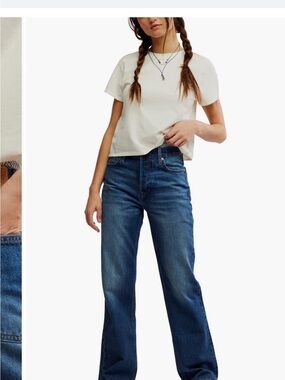 Free people Holly Ripped Bootcut Jeans. NWT